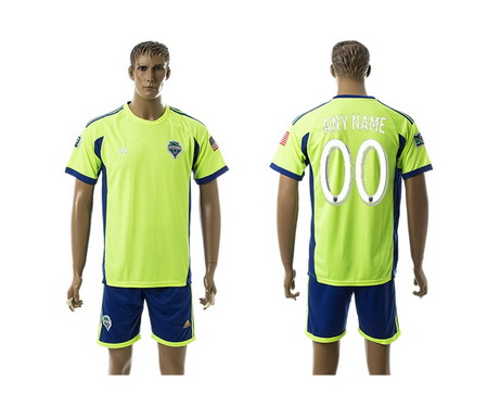 2015-16 Seattle Sounders Customized Home Soccer Shirt Kit