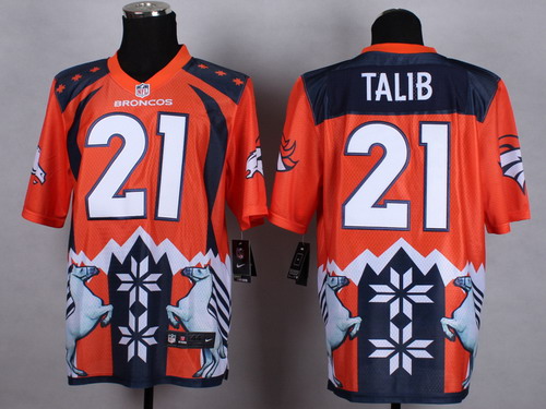 Nike Denver Broncos #21 Aqib Talib 2015 Noble Fashion Elite Jersey
