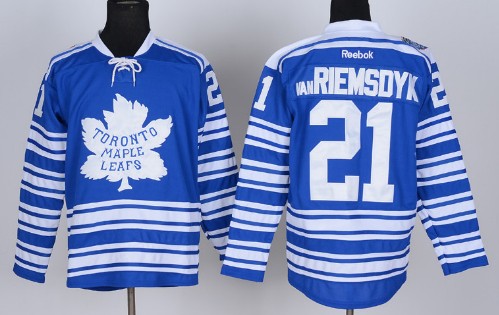 Toronto Maple Leafs #21 James van Riemsdyk 2014 Winter Classic Blue Jersey