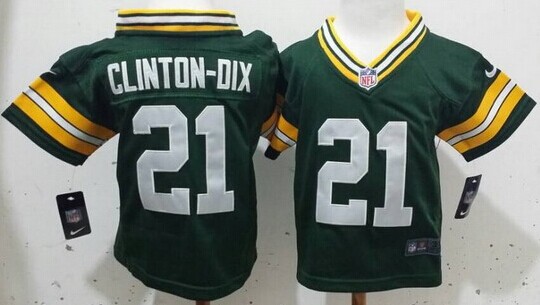 Nike Green Bay Packers #21 Ha Ha Clinton-Dix Green Toddlers Jersey
