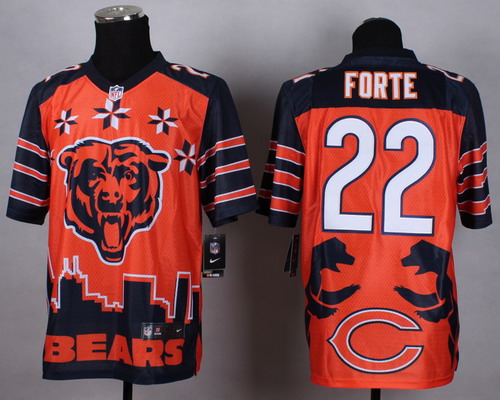 Nike Chicago Bears #22 Matt Forte 2015 Noble Fashion Elite Jersey