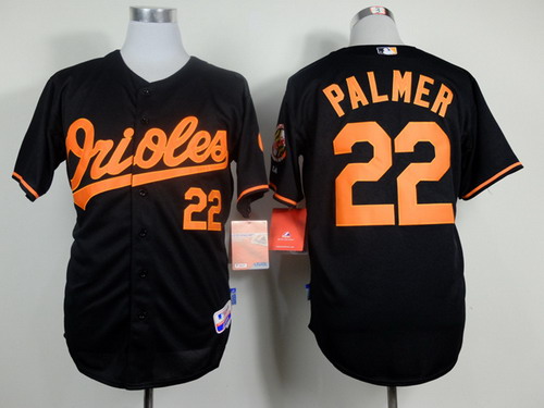 Baltimore Orioles #22 Jim Palmer Black Cool Base Jersey
