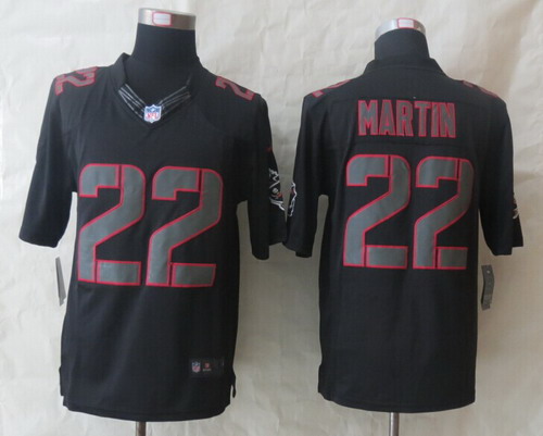 Nike Tampa Bay Buccaneers #22 Doug Martin Black Impact Limited Jersey