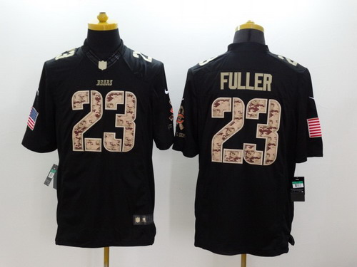 Nike Chicago Bears #23 Kyle Fuller Salute to Service Black Limited Jersey