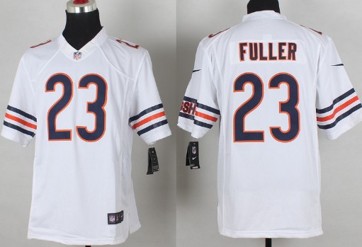 Nike Chicago Bears #23 Kyle Fuller White Limited Jersey