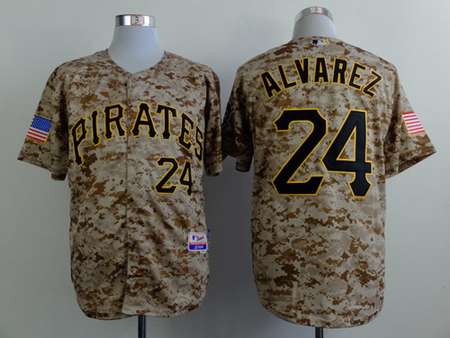 Pittsburgh Pirates #24 Pedro Alvarez 2014 Camo Jersey