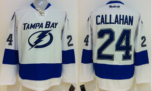 Tampa Bay Lightning #24 Ryan Callahan New White Jersey