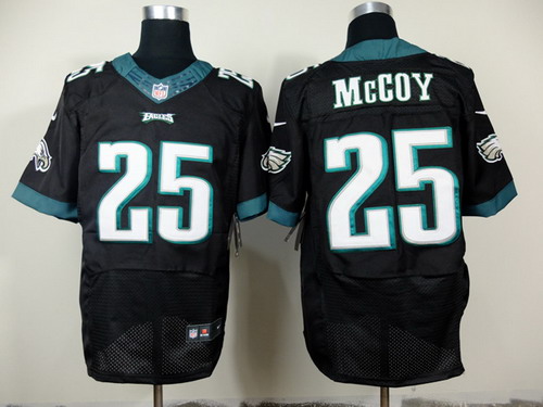 Nike Philadelphia Eagles #25 LeSean McCoy 2014 Black Elite Jersey