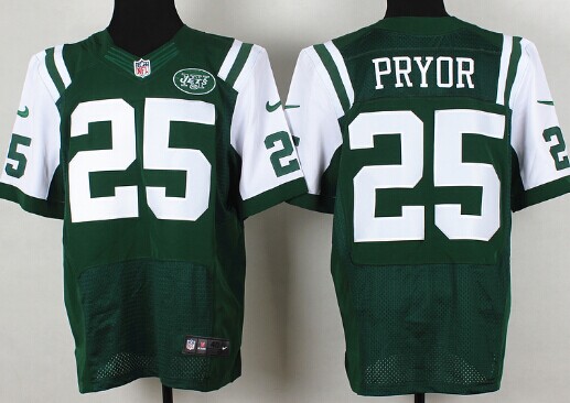 Nike New York Jets #25 Calvin Pryor Green Elite Jersey