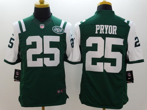 Nike New York Jets #25 Calvin Pryor Green Limited Jersey