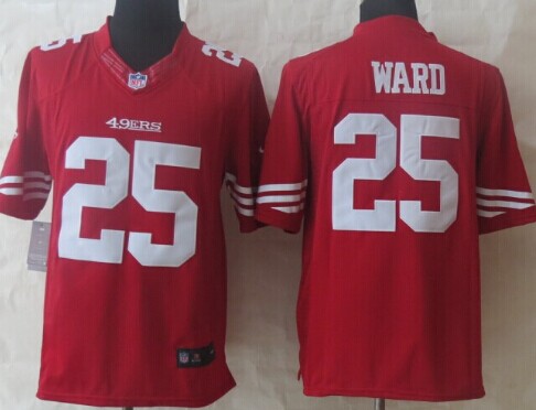 Nike San Francisco 49ers #25 Jimmie Ward Red Limited Jersey