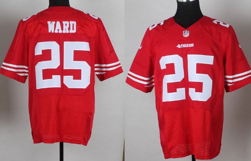 Nike San Francisco 49ers #25 Jimmie Ward Red Elite Jersey