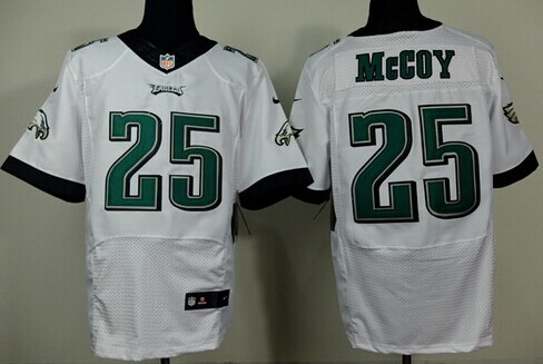 Nike Philadelphia Eagles #25 LeSean McCoy 2014 White Elite Jersey
