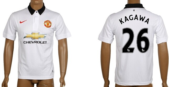 2014/15 Manchester United #26 Kagawa Away Soccer AAA+ T-Shirt
