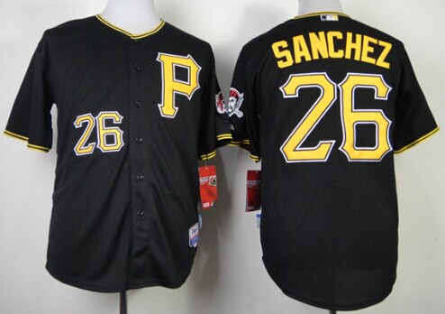 Pittsburgh Pirates #26 Tony Sanchez Black Jersey