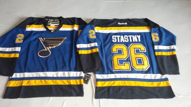 St. Louis Blues #26 Paul Stastny 2014 Blue Jersey