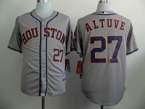 Houston Astros #27 Jose Altuve 2013 Gray Jersey