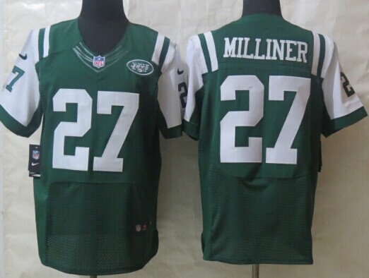 Nike New York Jets #27 Dee Milliner Green Elite Jersey