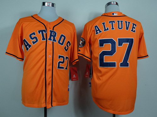 Houston Astros #27 Jose Altuve 2013 Orange Jersey