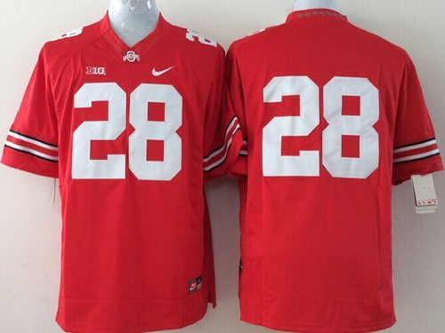 Ohio State Buckeyes #28 Dominic Clarke 2014 Red Limited Jersey