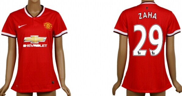 2014/15 Manchester United #29 Zaha Home Soccer AAA+ T-Shirt_Womens