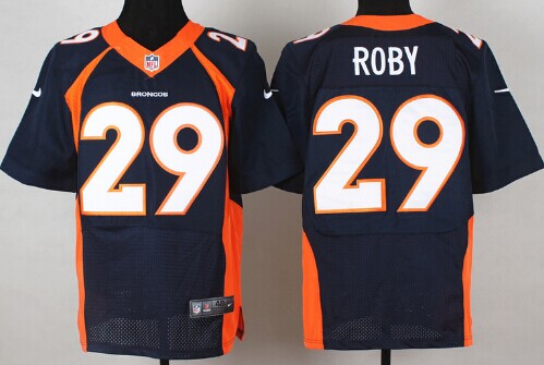 Nike Denver Broncos #29 Bradley Roby 2013 Blue Elite Jersey