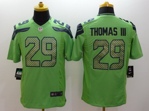 Nike Seattle Seahawks #29 Earl Thomas III Green Limited Jersey