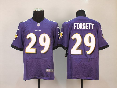 Nike Baltimore Ravens #29 Justin Forsett 2013 Purple Elite Jersey