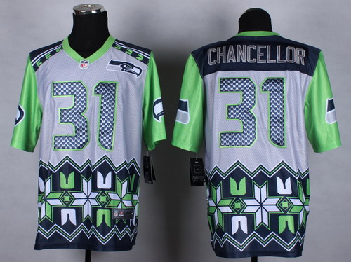Nike Seattle Seahawks #31 Kam Chancellor 2015 Noble Fashion Elite Jersey