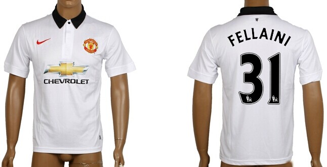 2014/15 Manchester United #31 Fellaini Away Soccer AAA+ T-Shirt