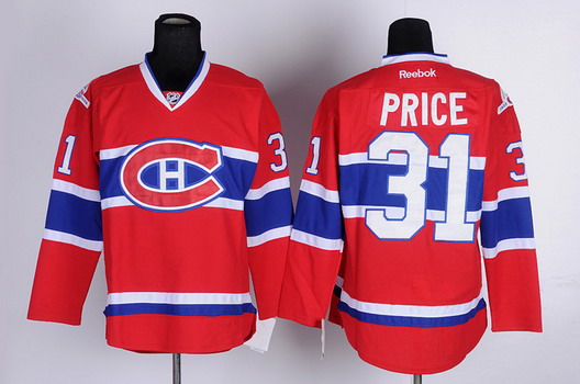 Montreal Canadiens #31 Carey Price Red CH Jersey