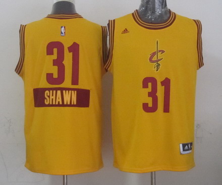 Cleveland Cavaliers #31 Shawn Marion Revolution 30 Swingman 2014 Christmas Day Yellow Jersey