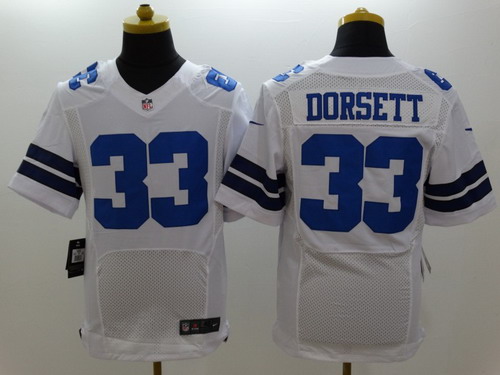 Nike Dallas Cowboys #33 Tony Dorsett White Elite Jersey