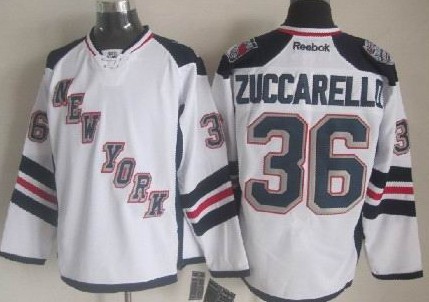 New York Rangers #36 Mats Zuccarello 2014 Stadium Series White Jersey