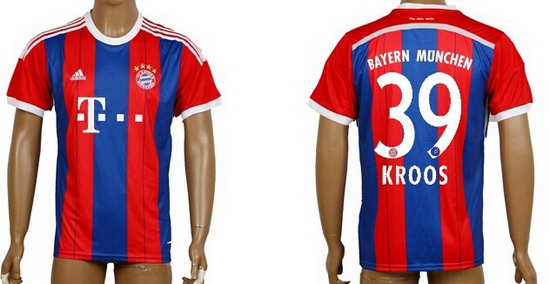 2014/15 Bayern Munchen #39 Kroos Home Soccer AAA+ T-Shirt