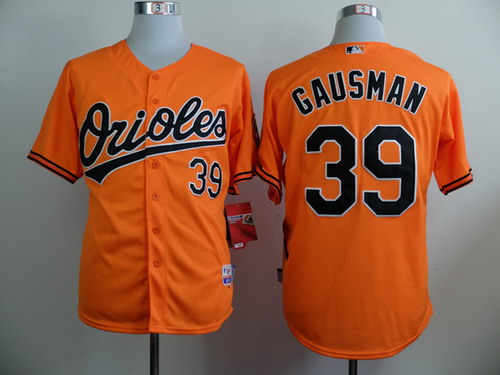 Baltimore Orioles #39 Kevin Gausman Orange Jersey
