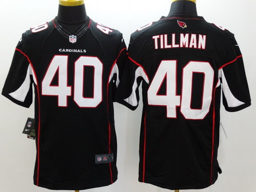 Nike Arizona Cardinals #40 Pat Tillman Black Limited Jersey