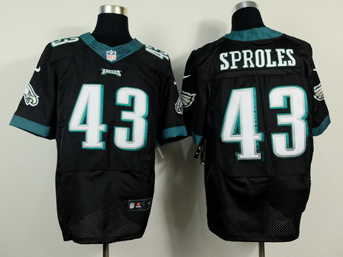 Nike Philadelphia Eagles #43 Darren Sproles 2014 Black Elite Jersey