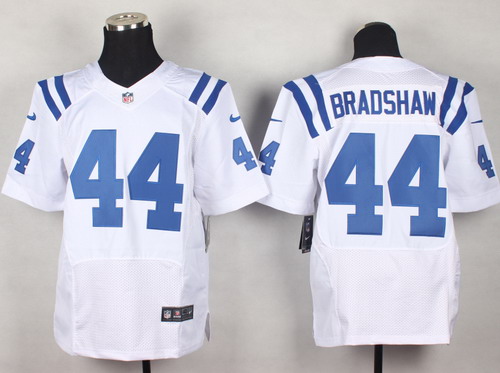 Nike Indianapolis Colts #44 Ahmad Bradshaw White Elite Jersey