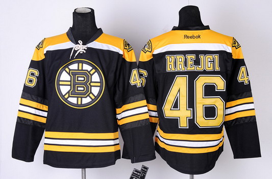 Boston Bruins #46 David Krejci Black Jersey