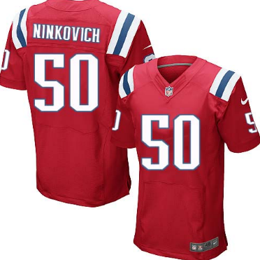 Nike New England Patriots #50 Rob Ninkovich Red Elite Jersey