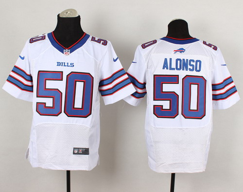 Nike Buffalo Bills #50 Kiko Alonso 2013 White Elite Jersey