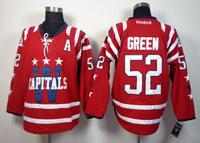 Washington Capitals #52 Mike Green 2015 Winter Classic Red Jersey