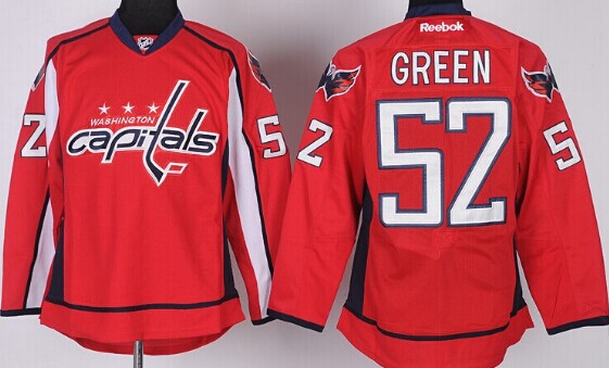 Washington Capitals #52 Mike Green Red Jersey