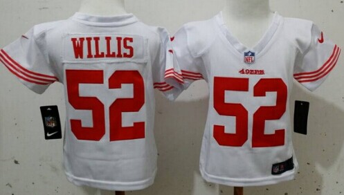 Nike San Francisco 49ers #52 Patrick Willis White Toddlers Jersey