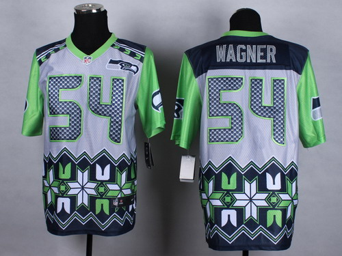Nike Seattle Seahawks #54 Bobby Wagner 2015 Noble Fashion Elite Jersey