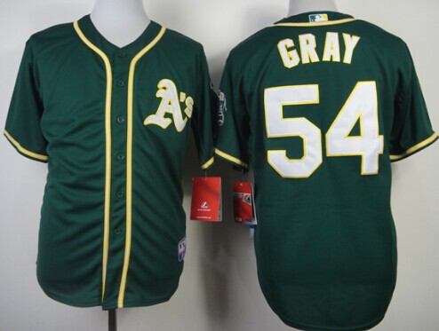 Oakland Athletics #54 Sonny Gray 2014 Green Jersey