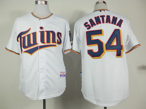 Minnesota Twins #54 Ervin Santana 2015 White Jersey