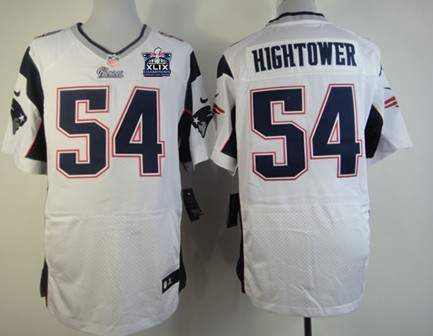 Nike New England Patriots #54 Donta Hightower 2015 Super Bowl XLIX Championship White Elite Jersey