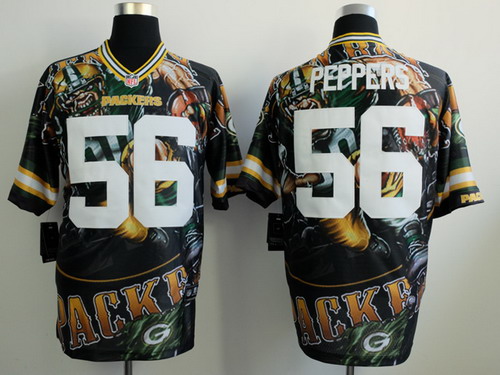 Nike Green Bay Packers #56 Julius Peppers 2014 Fanatic Fashion Elite Jersey